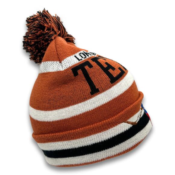 Texas Lone Star State Long Beanie Double Layered Pom Winter Snowboard Ski Hat - Picture 5 of 7